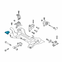 OEM 2015 Kia Optima Bracket-Roll Rod Support Diagram - 452183D000