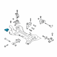 OEM 2014 Kia Optima Bracket-Roll Rod Support Diagram - 452183D000