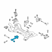 OEM 2013 Hyundai Sonata Bracket Assembly-Roll Rod Diagram - 21950-3S000