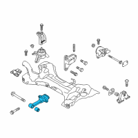 OEM Hyundai Sonata Bracket Assembly-Roll Rod Diagram - 21950-3S000