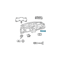 OEM 2010 Chrysler Sebring Switch-Instrument Panel Diagram - 4602809AD
