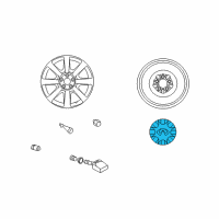 OEM 2003 Infiniti FX35 Cap-Disc Wheel Diagram - 40315-CG210