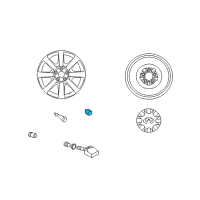 OEM 2004 Infiniti FX45 Valve-Air Diagram - 40311-CG000