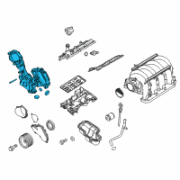 OEM 2013 Nissan NV3500 Cover Assy-Front Diagram - 13500-1LU0A