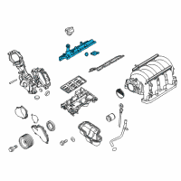 OEM 2010 Nissan Titan Cover Assy-Valve Rocker Diagram - 13264-ZE00A