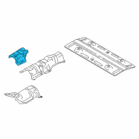 OEM Lincoln Nautilus Heat Shield Diagram - FA1Z-5811165-A