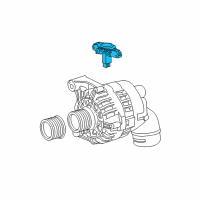 OEM 2006 BMW X3 Voltage Regulator Diagram - 12-31-7-546-283