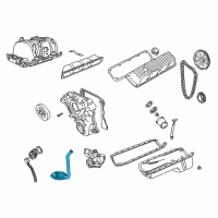 OEM Dodge B150 Tube-Engine Oil Diagram - 4315436