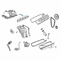 OEM 1994 Dodge Dakota Gasket Pkg-Intake Manifold Diagram - 4897383AA