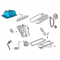 OEM 1999 Dodge Durango Intake Manifold Diagram - 4897490AA