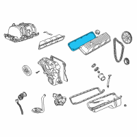 OEM Dodge B150 Gasket-Valve Cover Diagram - 53006695