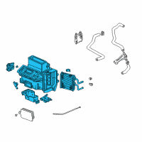 OEM Acura Heater Unit Diagram - 79100-S0K-A41