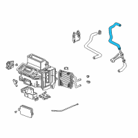 OEM Acura CL Hose Complete, Water In Diagram - 79721-S3M-A02