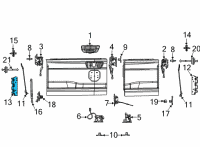 OEM 2022 Ram 1500 TAILGATE Diagram - 68311227AB