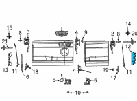 OEM 2022 Ram 1500 TAILGATE Diagram - 68311226AB