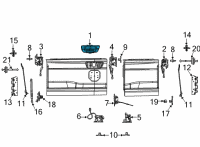 OEM 2022 Ram 1500 TAILGATE Diagram - 7KJ42GW7AA