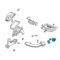 OEM CONNECTOR ASM-TURBO OTLT DUCT Diagram - 84034937