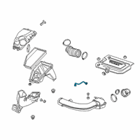 OEM Cadillac XT5 PCV Tube Diagram - 55510739