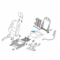 OEM 2016 Scion iA Seat Cushion Pad Diagram - 71512-WB001