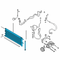 OEM 2017 Lincoln Continental Condenser Diagram - G3GZ-19712-B