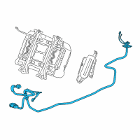 OEM 2013 Acura ILX Cable Set, High Voltage Diagram - 1F018-RW0-A01