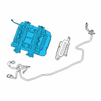 OEM 2015 Honda Civic Box Assy., Battery Diagram - 1D080-RW0-305