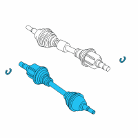 OEM 2015 Ford Focus Axle Assembly Diagram - CM5Z-3B436-A