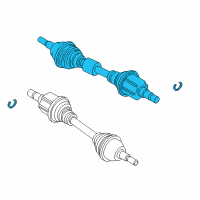 OEM 2017 Ford Focus Axle Assembly Diagram - CM5Z-3B437-A