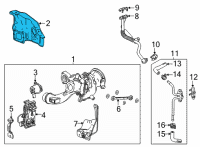 Genuine Toyota Cylinder Head Gasket diagram