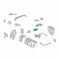 OEM 2015 Lexus LS600h Sensor, Battery Voltage Diagram - 89892-50020