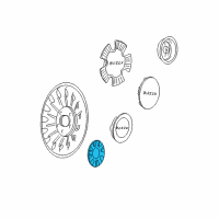 OEM Buick LeSabre Center Cap Diagram - 9594061