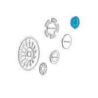 OEM Buick LeSabre Center Cap Diagram - 9594198