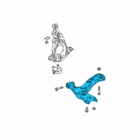 OEM 2020 Toyota C-HR Lower Control Arm Diagram - 48069-10110