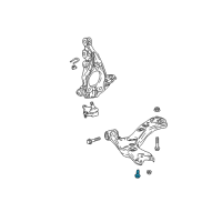 OEM 2019 Toyota Prius AWD-e Lower Shield Bolt Diagram - 90105-A0227