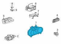 OEM Buick Cluster Diagram - 60006496