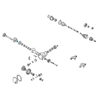 OEM 2002 Nissan Pathfinder Seal Grease Side Shaft Diagram - 40227-31G00