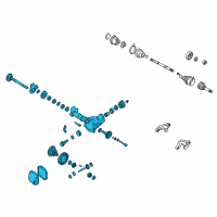 OEM 2000 Nissan Pathfinder Final Drive Assy-Front Diagram - 38500-27W77