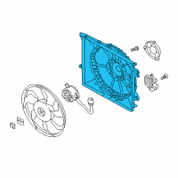 OEM Kia Soul SHROUD-Radiator Diagram - 25350A7100