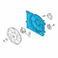 OEM 2018 Kia Forte5 SHROUD-Radiator Diagram - 25350A7100