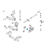 OEM 1999 Nissan Frontier Bearing-Needle, Drive Shaft Diagram - 40588-88G00