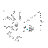 OEM 1996 Nissan Pickup Bearing-Needle, Drive Shaft Diagram - 40588-88G00