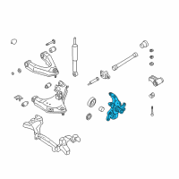 OEM 2001 Nissan Xterra Spindle RH Diagram - 40014-9Z500