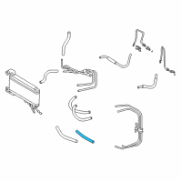 OEM 2001 Toyota Solara Lower Hose Diagram - 90445-17101