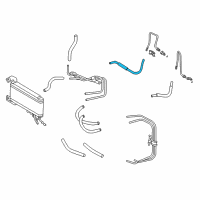 OEM 2004 Toyota Highlander Outlet Hose Diagram - 90445-17128