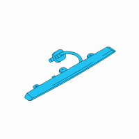 OEM 2016 Nissan Rogue Stop Lamp Assembly-High Mounting Diagram - 26590-4BA0A