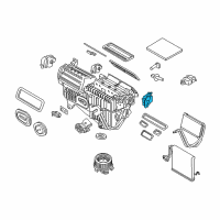 OEM 2013 Lincoln MKZ Mode Motor Diagram - GS7Z-19E616-A