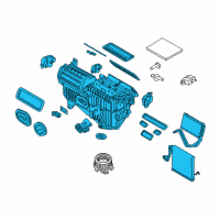 OEM 2016 Ford Edge Case Assembly Diagram - K2GZ-19B555-AB