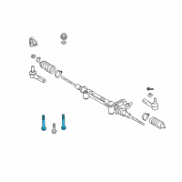 OEM Toyota Land Cruiser Mount Bolt Diagram - 90105-A0329