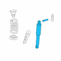 OEM 2013 Buick Enclave Shock Diagram - 23147603