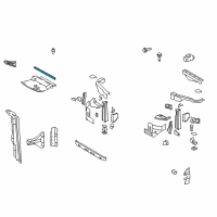 OEM 2019 Toyota Land Cruiser Sight Shield Seal Diagram - 53381-60150